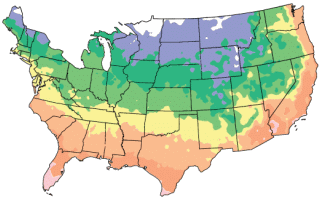 Hardiness Zone Map